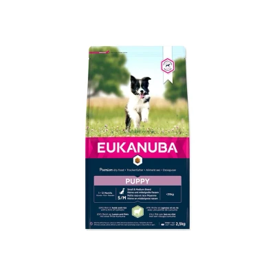 Obrázek EUKANUBA Puppy Small &amp; Medium Lamb 2,5kg
