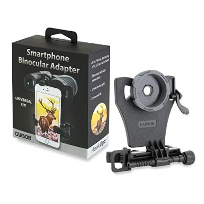 Obrázek Carson HookUpz Universal Smartphone Adapter für Full Size Ferngläser zur Aufnahme von Fotos und Videos (IB 700)