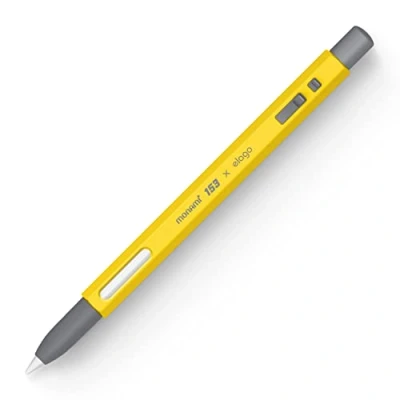 Obrázek elago X MONAMI Pencil pouzdro kompatibilní s Apple 2. Generace ochranné pouzdro, odolný silikon, klasický design, magnetickým nabíjením a Double Tap (žlutý)