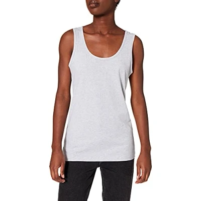 Obrázek berydale Dámský tank top ze 100% bavlny v balení více, světle šedá Melanž