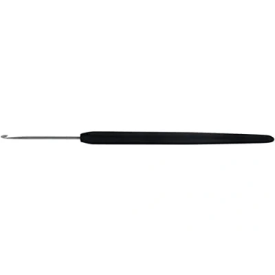 Obrázek KnitPro Háčkovací jehlice s měkkou rukojetí 10,00 mm stříbrná, hliník, černá, 10