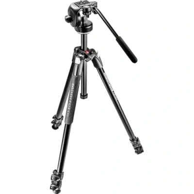 Obrázek Manfrotto MK290XTA3 2W 290 Xtra Kit Alu Stativ mit 3 Segmenten und 2 Wege Neiger schwarz