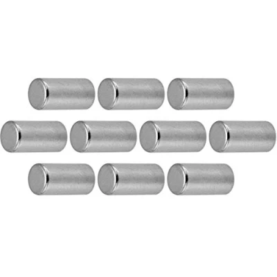 Obrázek Connex Neodymový tyčový magnet Ø 10 x 5 mm kusů v praktické sadě extra silný 0,9 kg přilnavost pro domácnost &amp; hobby / mini DY710005