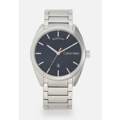 Obrázek Calvin Klein Progress Unisex Hodinky silvercoloured/blue, Velikost: One Size, Silver coloured/blue