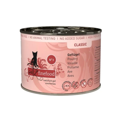 Obrázek Konzerva CATZ FINEFOOD s drůbežím masem 200g