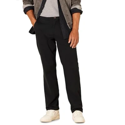 Obrázek Amazon Essentials Pánské ležérní strečové chino kalhoty s klasickým střihem, černé, 33 W / 28 L