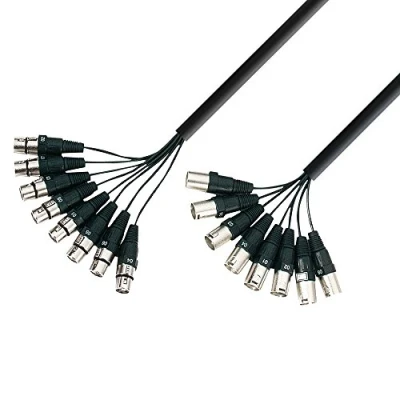 Obrázek Adam Hall Cables K3L8MF0300 3 Star série multicore kabel (8x XLR male na 8x female, 3m)