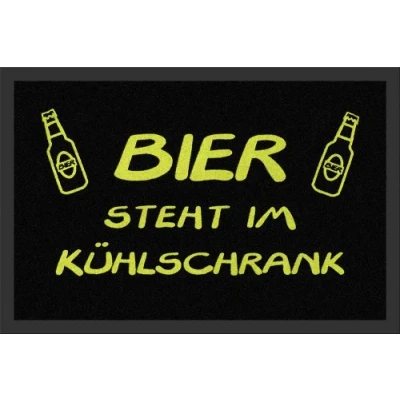 Obrázek empireposter Bier Steht im lednice rohožka, velikost: 60 x 40 cm, materiál polypropylen