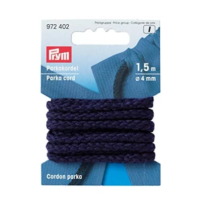 Obrázek Prym Anoraková a šňůra pro parky 4 mm námořní