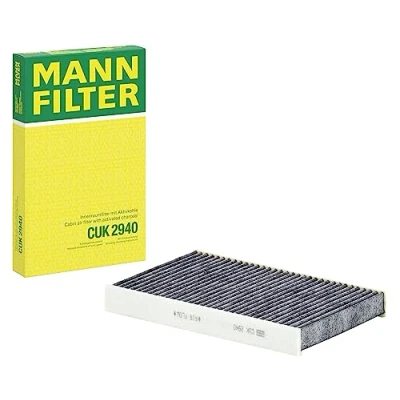 Obrázek MANN FILTER Interiérový filtr CUK 2940 pylový s aktivním uhlím pro osobní automobily