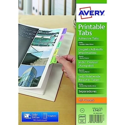 Obrázek Index Tabs, barevně tříděné