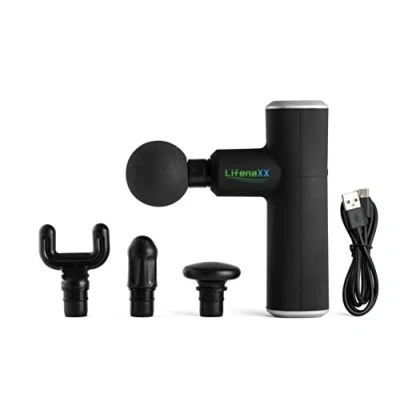 Obrázek Lifenaxx Mini masážní přístroj LX 025 sport, fitness, pistole, odstraňuje a zabraňuje namočení svalů, uvolňuje fascie, jemně blokády díky vibracím