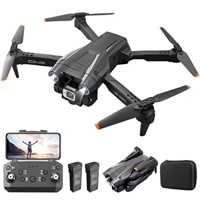 Obrázek OKYUK Dron i3 pro s kamerou 4k, 50 min. doba letu, pod 139 g, 200 metrů přenos FPV, bezkartáčový motor. Follow Me/Return/Fotografie/Video, RC Quadcopter začátečníky, dospělé (černý)