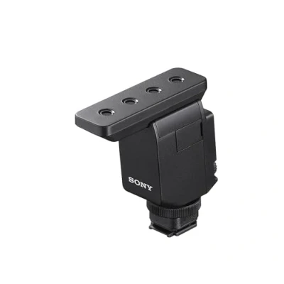 Obrázek Sony Mikrofon Shotgun ECM B10 (kompaktní, bezdrátový, baterie), ECMB10.CE7, černý