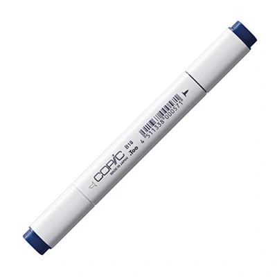 Obrázek COPIC Classic Marker Typ B 18, lapis lazuli, profesionální zvýrazňovač rozvržení, se širokou a jemnou špičkou