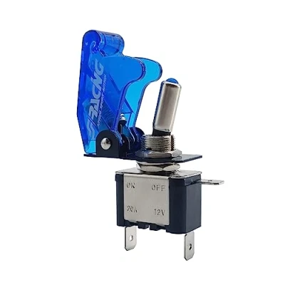 Obrázek Simoni Racing ISR/1BT LB Univerzální Switch s LED, Clear Modrá