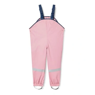 Obrázek Playshoes Unisex dětské nepromokavé kalhoty s laclem do deště bez podšívky větru a oděv deště, Růžová pastelová