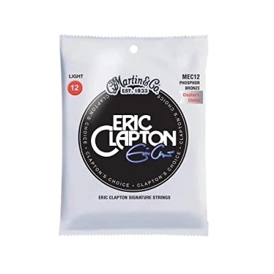 Obrázek MARTIN MEC12 struny Clapton fosforový bronz světlý