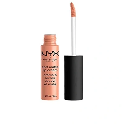 Obrázek NYX Professional Makeup Rtěnka, jemný matný krém na rty, krémový a povrch, vysoce pigmentovaná, dlouhotrvající, veganská receptura, barevný odstín: Athens