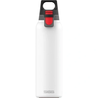 Obrázek SIGG Hot &amp; Cold ONE Light White termoláhev (0,55 l), izolovaná láhev na pití, s možností ovládání jednou rukou z ušlechtilé oceli 18/8