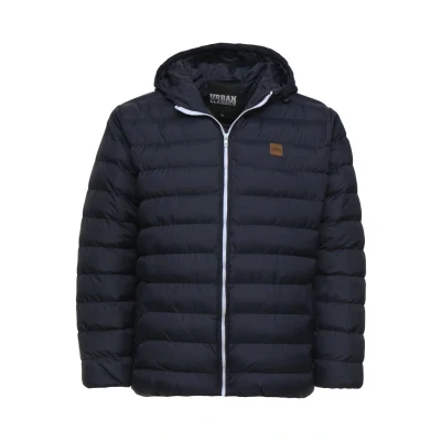 Obrázek Urban Classics Pánská bunda Basic Bubble, nvy/wht/nvy, 3XL