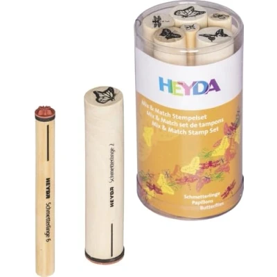 Obrázek Heyda razítko s motivem sada Mix &amp; Match &quot;Schmetterlinge&quot; ve = 1