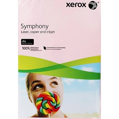 Obrázek Xerox 003R93970 barevný papír do kopírky Symphony pastelový DIN A4, 80 g/m², 500 listů v balení, růžový