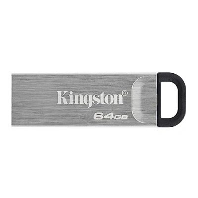 Obrázek Kingston DataTraveler Kyson USB 3.2 Gen 1 flash disk 64 GB se stylovým kovovým pouzdrem bez krytky
