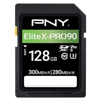 Obrázek PNY Paměťová karta 128GB EliteX PRO 90 třída 10 U3 V90 UHS II SD Flash