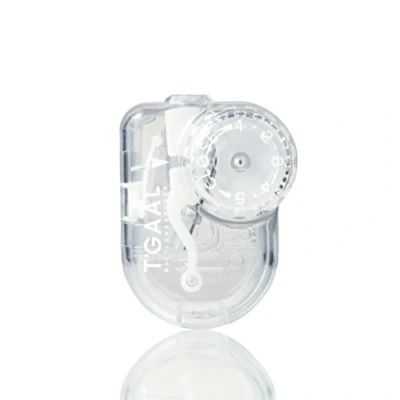 Obrázek Kutsuwa Hi LiNE T&#039;GAAL Bleistiftspitzer, Winkel, verstellbar, transparent (RS028CL)