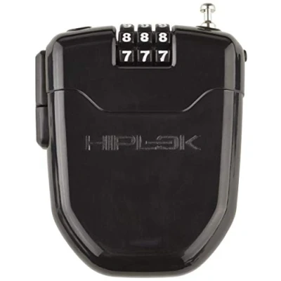 Obrázek Hiplok FLX, kabelový zámek, unisex, BLACK, 100 cm obvod uzávěru