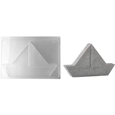 Obrázek Rayher 36085000 odlévací forma plachetnice, 28 x 26,5 cm, hloubka 4 materiál PET, k vylévání kreativním betonem, ozdobný beton, rasin prášek, na beton
