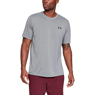 Obrázek Under Armour Pánské Ua Siro Short Sleeve ultra měkké sportovní tričko, krátké rukávy a rychleschnoucí tréninkové tričko s úzkým střihem, Šedá, l