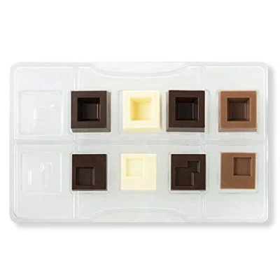 Obrázek DECORA 0050126 PRALINENFORM ZUSAMMENSETZBARE QUADRATISCHE HOHLKÖRPER