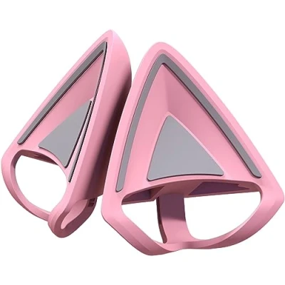 Obrázek Razer Kitty Ears V2 Universal Fit Clip on pro náhlavní soupravy (Clip Ears, univerzální, nastavitelné pásky, 26 g lehký prémiový silikon) Quartz