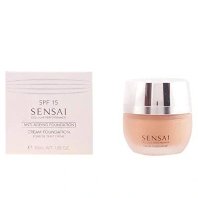 Obrázek Kanebo Sensai Cellular Performance femme/woman, Cream Foundation CF24 Amber béžová, 1 balení (1 x 30 ml)