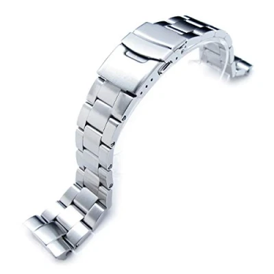 Obrázek MiLTAT 22 mm pásek pro Želvy Seiko srp773 srpe05 srp779 srpa21, super šroubové spojení, stříbrná, Klasické