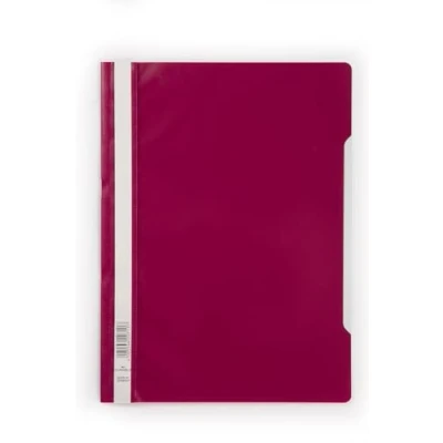Obrázek Durable Spínací pořadač A4 Standard, PP, 227 x 310 mm, purpurová červená, balení 50 kusů, 257335