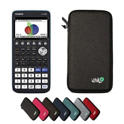 Obrázek Casio fx CG50 vč. WYNGS ochranné tašky tmavě šedé grafická kalkulačka sada Basic
