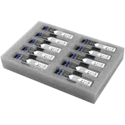 Obrázek StarTech.com Gigabit LWL SFP Transceiver Modul, Cisco GLC LH SMD kompatibel, SM/MM LC, 10km/550m, Mini GBIC 10er Pack, 1000Base LX/LH