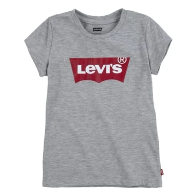 Obrázek Levi&#039;s Kids ss batwing tee Mädchen Light Gray Heather 12 Jahre