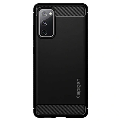 Obrázek Spigen TPU Rugged Armor Book Cover Samsung Galaxy S20 FE Černé