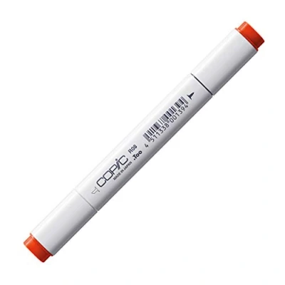 Obrázek COPIC Classic Marker typ R 02, růžový salmon, profesionální popisovač layoutu, se širokou a jemnou špičkou