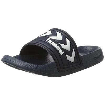 Obrázek hummel Unisex Larsen Slipper boty do sprchy a koupele, Dress Blue White, 38 EU
