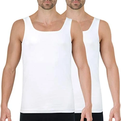Obrázek Athena Pánské tričko Duo Choc (balení po 2 ks), bílá (bílá), xl