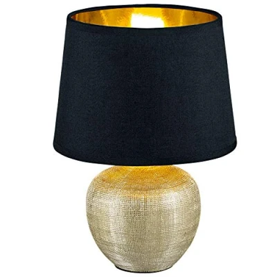 Obrázek Stolní lampa od Reality Leuchten, keramická s textilním stínítkem