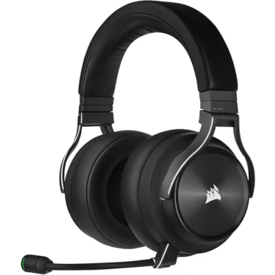 Obrázek CORSAIR Multiplatformní herní headset VIRTUOSO RGB Wireless XT s Bluetooth Dolby Atmos Všesměrový mikrofon kompatibilní iCUE PC, Mac, PS5, PS4, Nintendo Switch, mobilní telefon břidlice