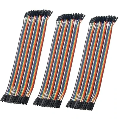 Obrázek Aihasd 120P 20 cm samice propojovací kabel pro Breadboard Circuit Test Cable
