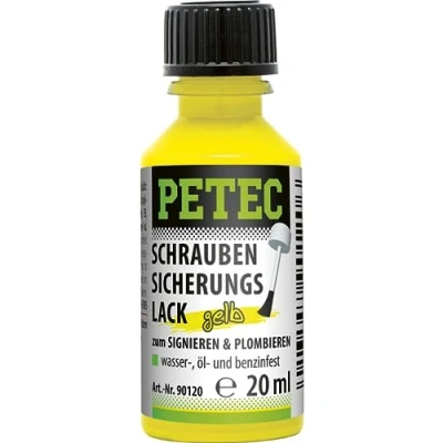 Obrázek Ochranný lak na šrouby žlutý 20 ml