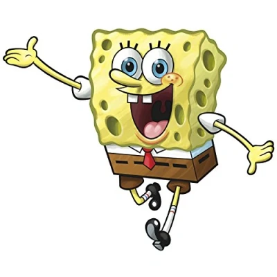 Obrázek RoomMates Wiederverwendbare Wandsticker für Kinder Spongebob GIANT